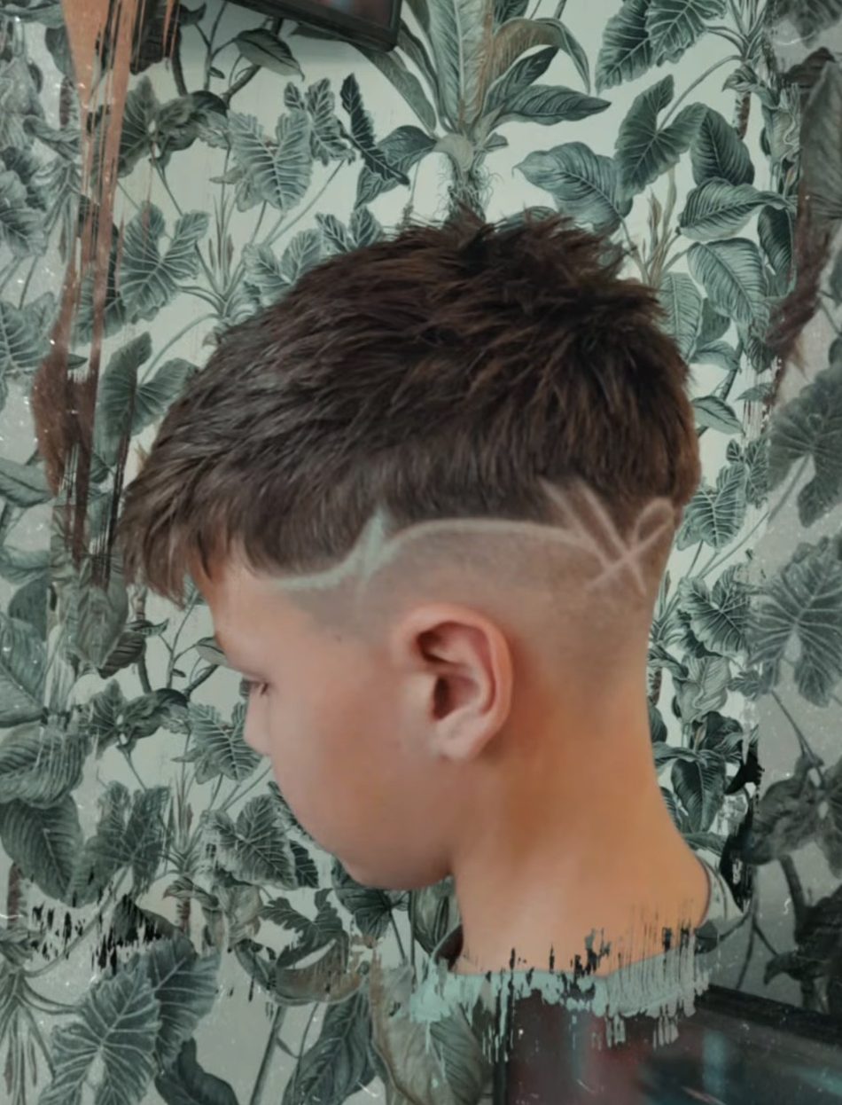 Detský strih s prechodom