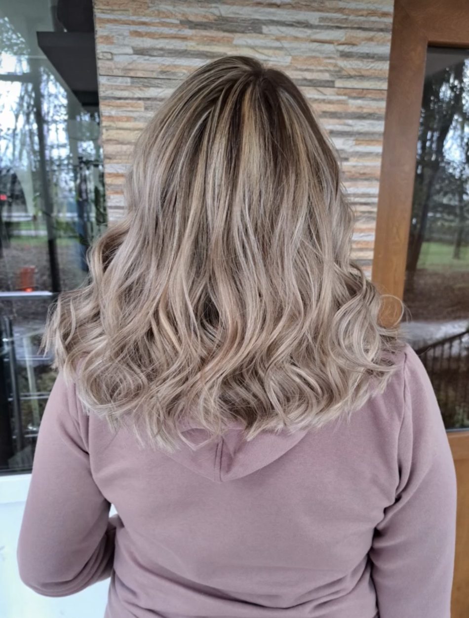 Balayage na dlhých vlasoch
